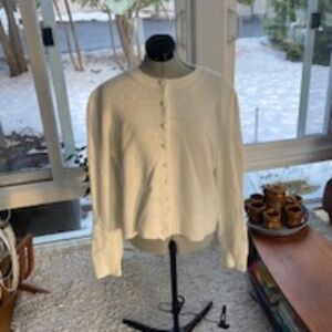 Madewell - White Button-Front Cardigan - XL